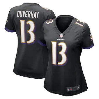 womens-nike-devin-duvernay-black-baltimore-ravens-game-play